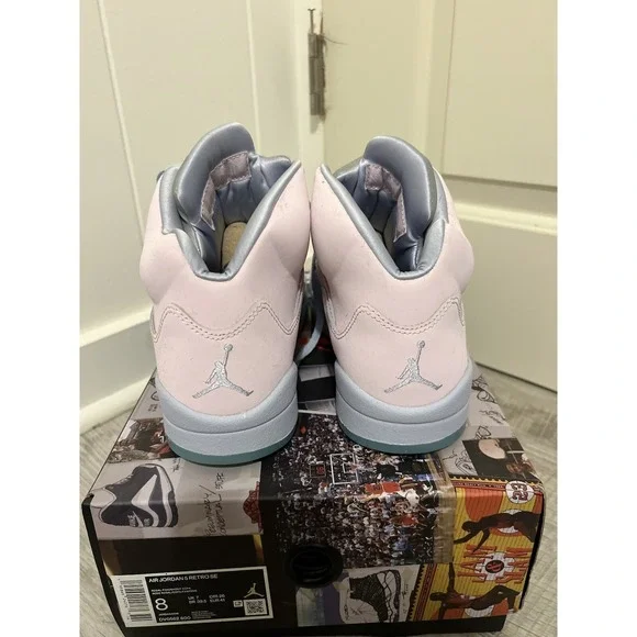 Nike Air Jordan Retro SE 5 Regal Pink Ghost 2021 Pastel Shoes Sneakers Size 8